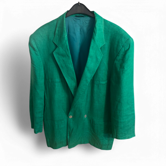 IGI Sakko Gr 52 Leinen Sakko Herren Made in Italy Sommerjacke Hellgrün Elegant