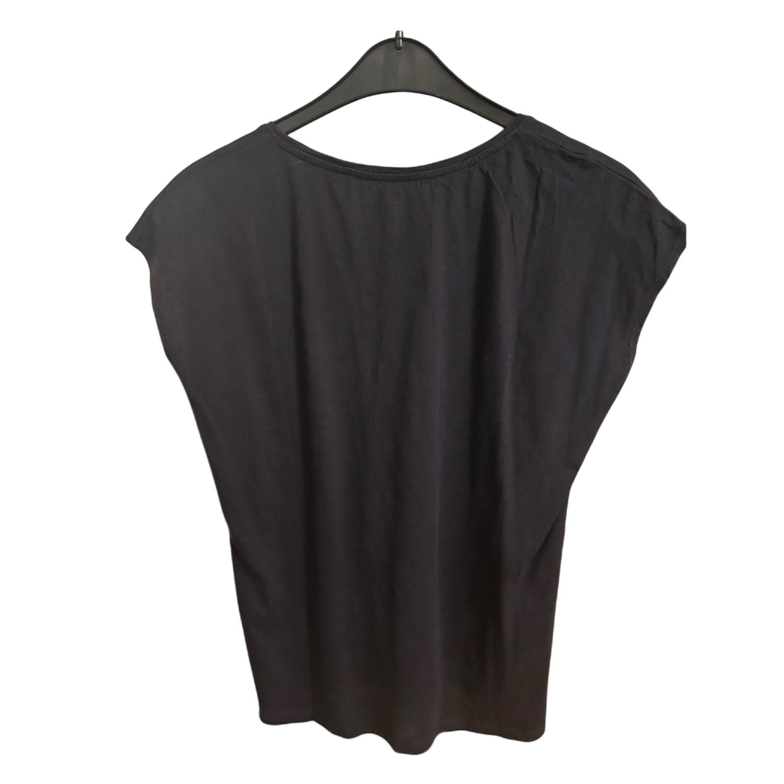 🦋 EDC T-Shirt Damen M – Dunkelblau mit Schmetterlingen 🦋