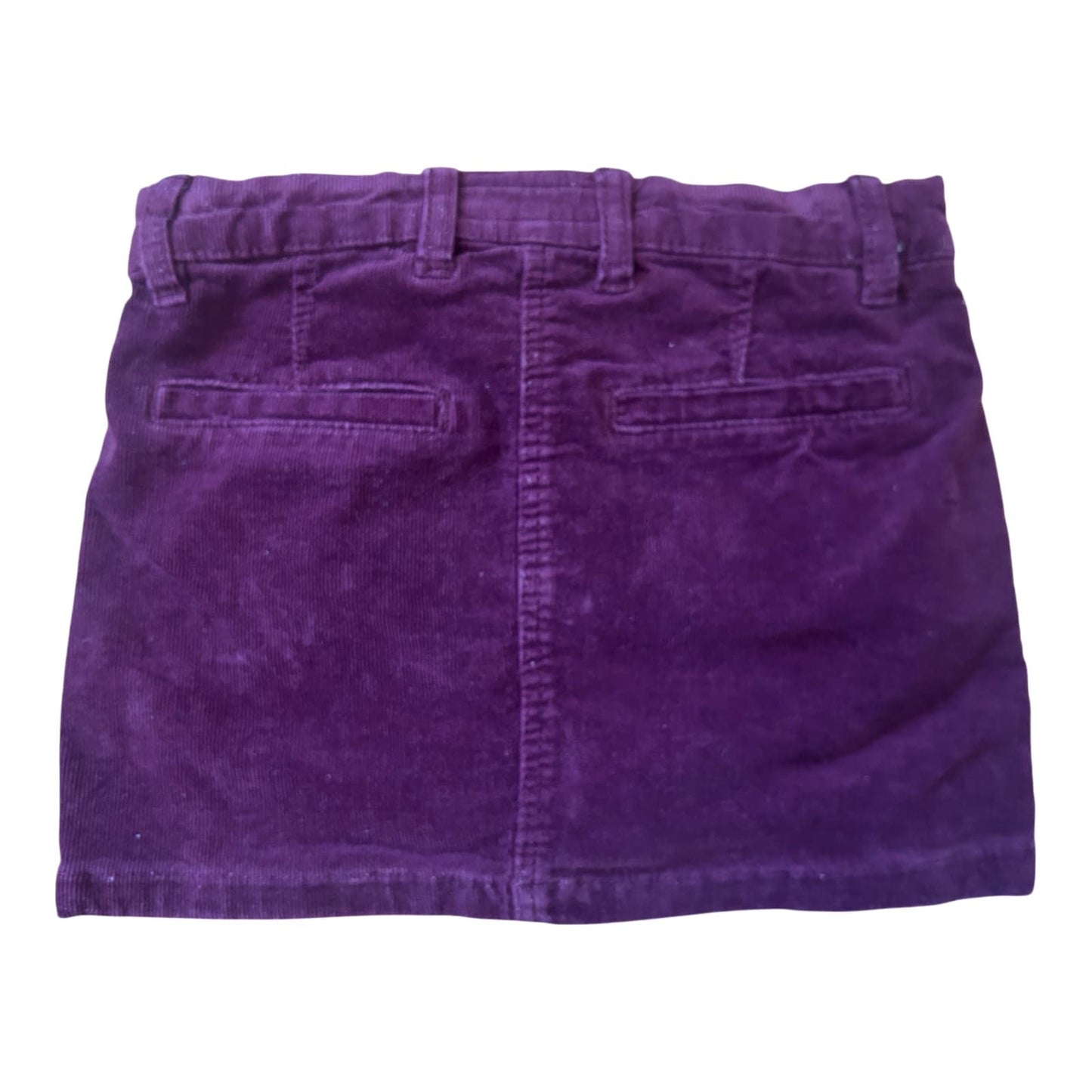 H&M Rock Mädchen Gr 110 Bordeaux Cord Mini Baumwolle Verstellbar