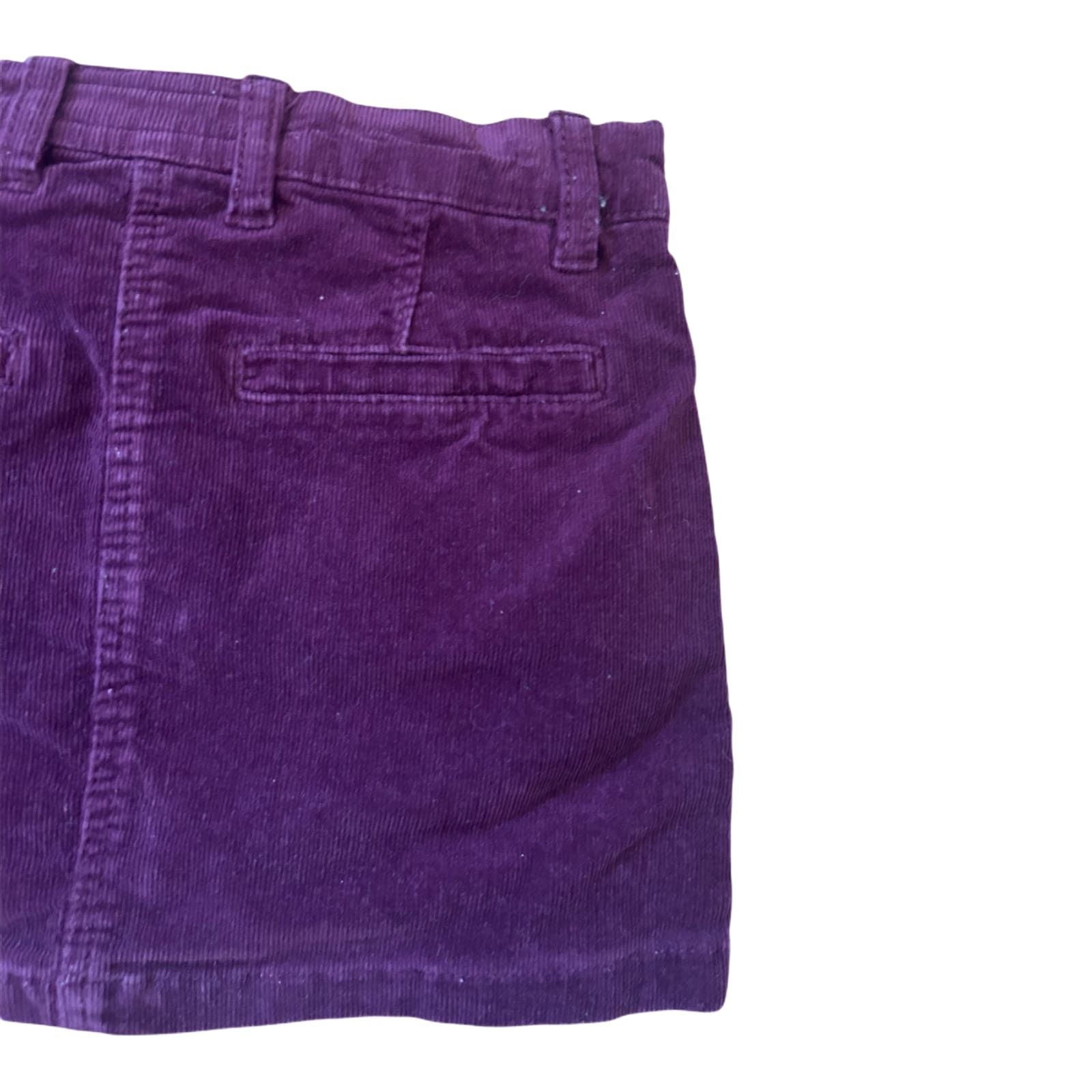 H&M Rock Mädchen Gr 110 Bordeaux Cord Mini Baumwolle Verstellbar