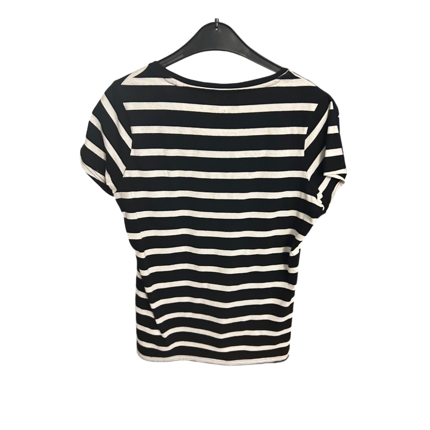 🖤 Infinity Basics Shirt L – Schwarz-Weiß Gestreift 🖤