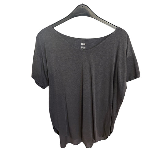 🖤 UNIQLO Oversize Shirt Damen L – Grau - Bequem 🖤