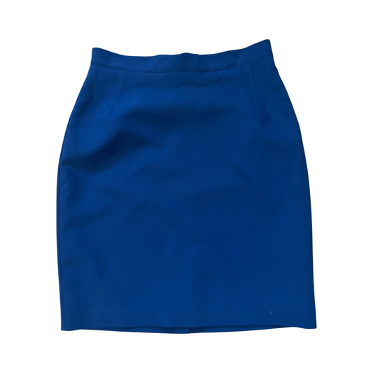 Ann Christine Rock Damen Gr 38 Blau Business Bleistiftrock Elegant Klassisch