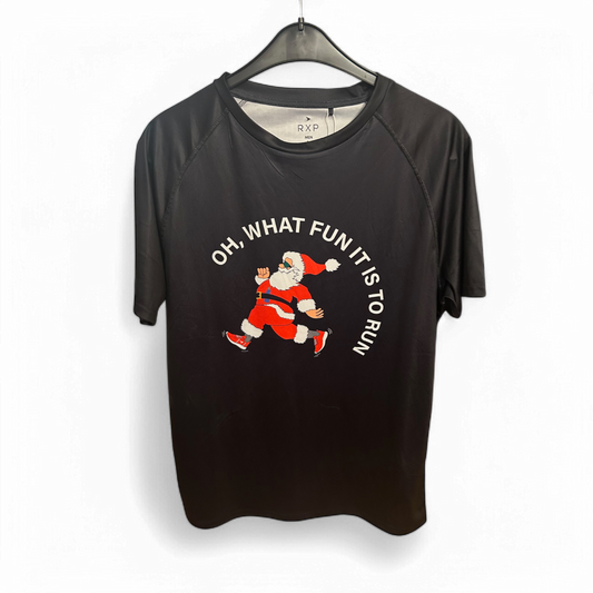 🎅 RXP Funktionsshirt L – "What Fun It Is to Run" 🏃‍♂️