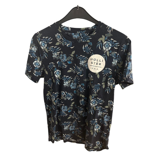 :  🌺 Hollister T-Shirt Herren M – Floral & Logo-Look 🌿