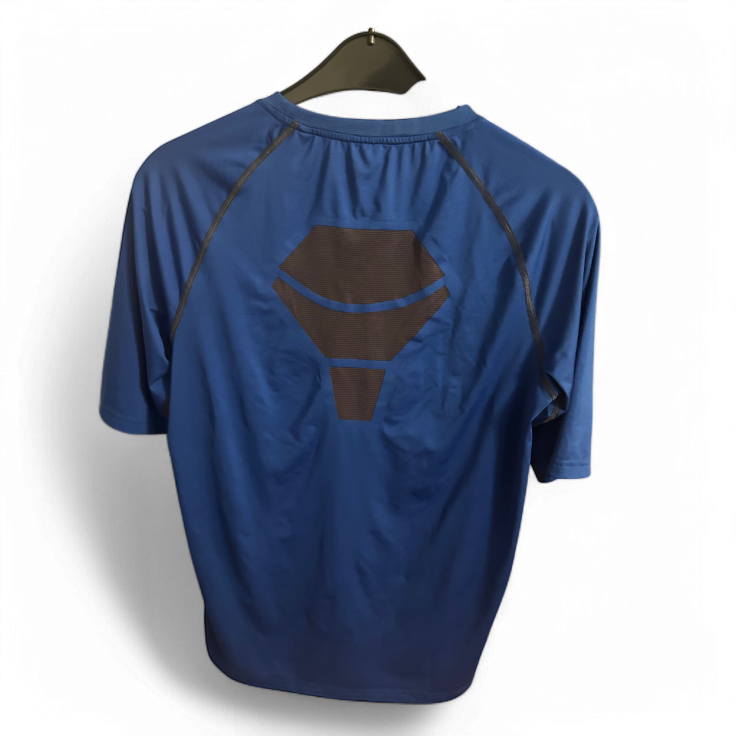 🔵 SHAMP Funktionsshirt Herren L – Sport & Stretch 🏃‍♂️