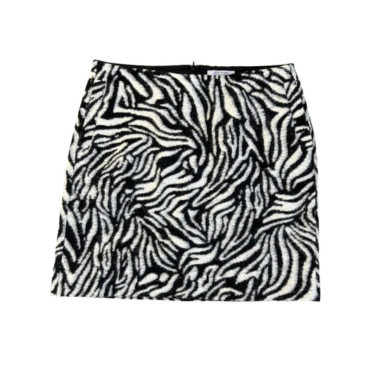 Comma Rock Damen Zebra Gr 40 Poly Viskose Kurzrock Mini Skirt Animal Muster Elegant