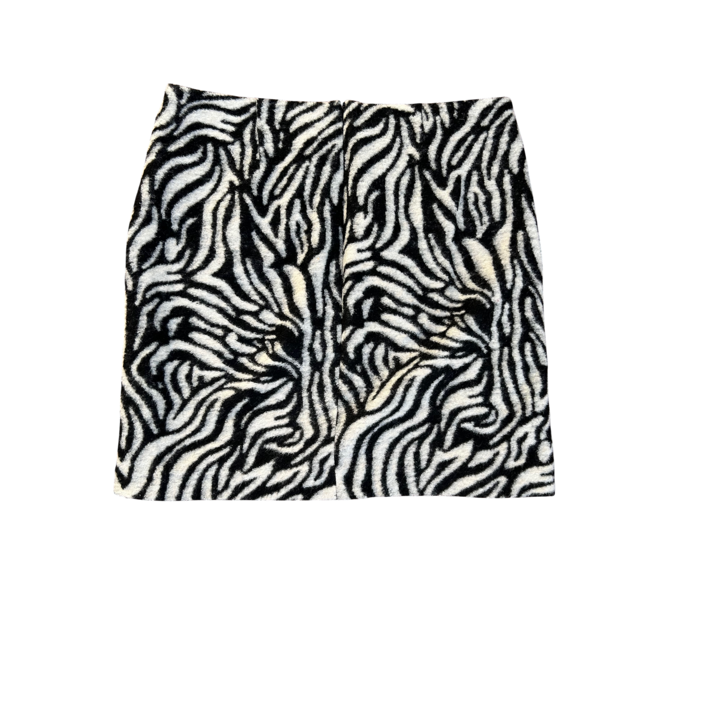 Comma Rock Damen Zebra Gr 40 Poly Viskose Kurzrock Mini Skirt Animal Muster Elegant