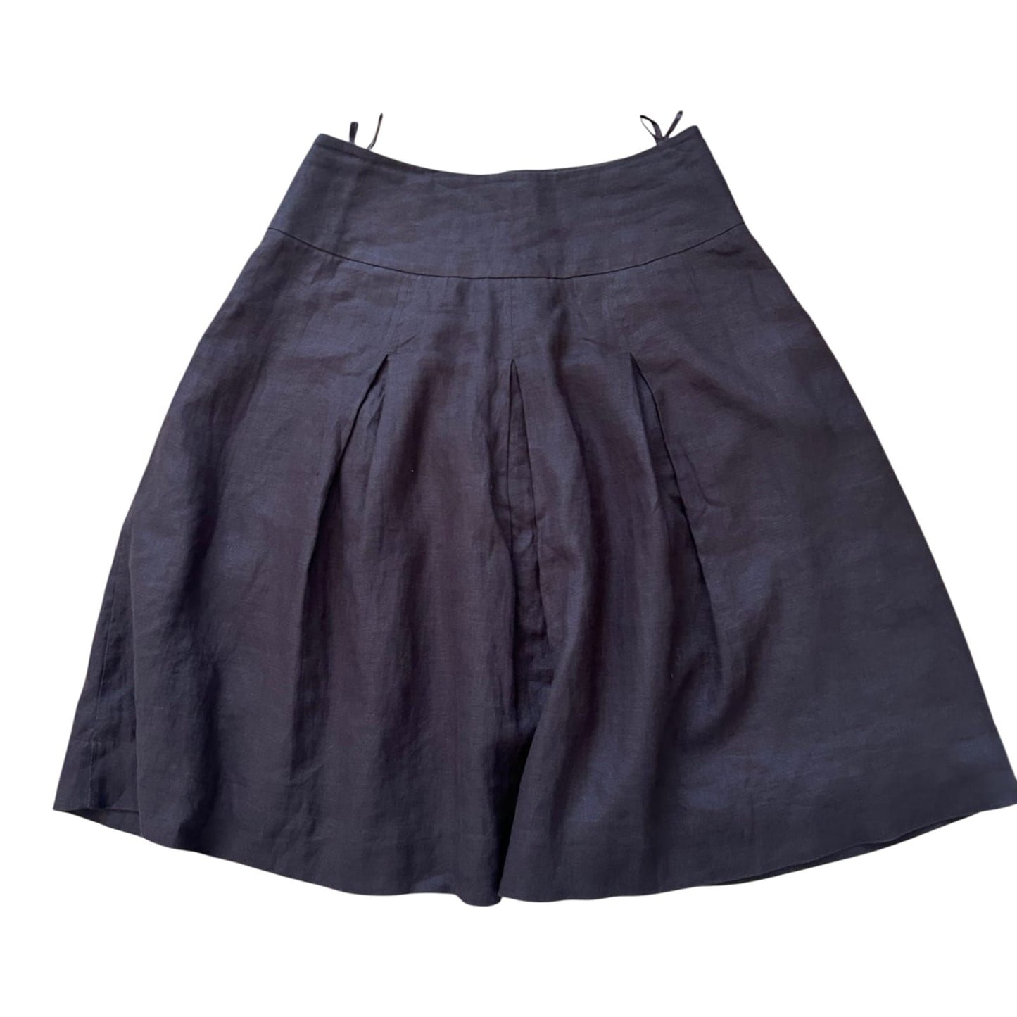 Jake's Rock Damen Gr 38 Braun Leinen Stickerei Elegant Sommer A Linie