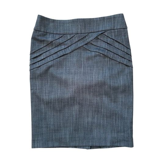 Bebe Rock Damen Gr S Braun Meliert Elegant Business Muster Schlitz