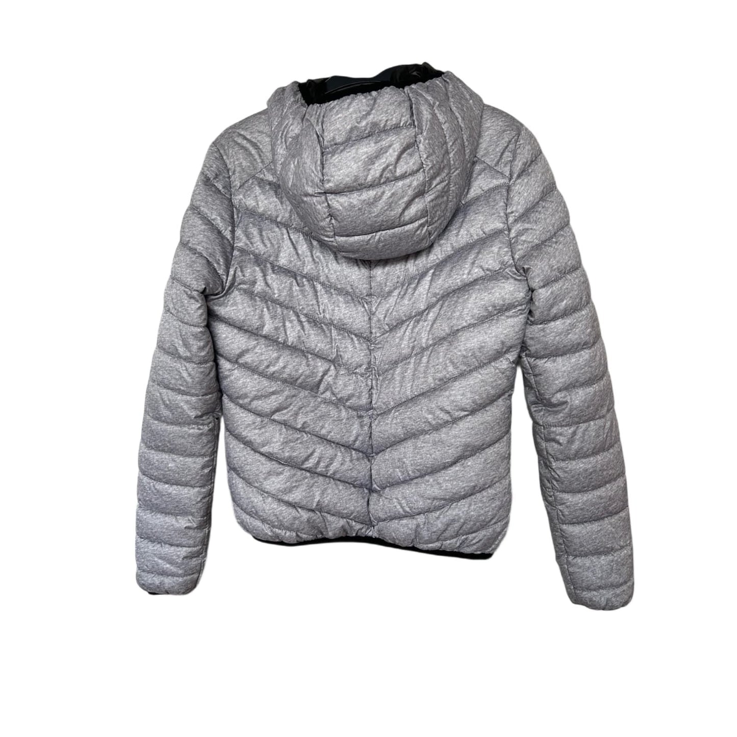 Fishbone Damen Jacke S Grau Leicht Steppjacke Kapuze Übergangsjacke Freizeit