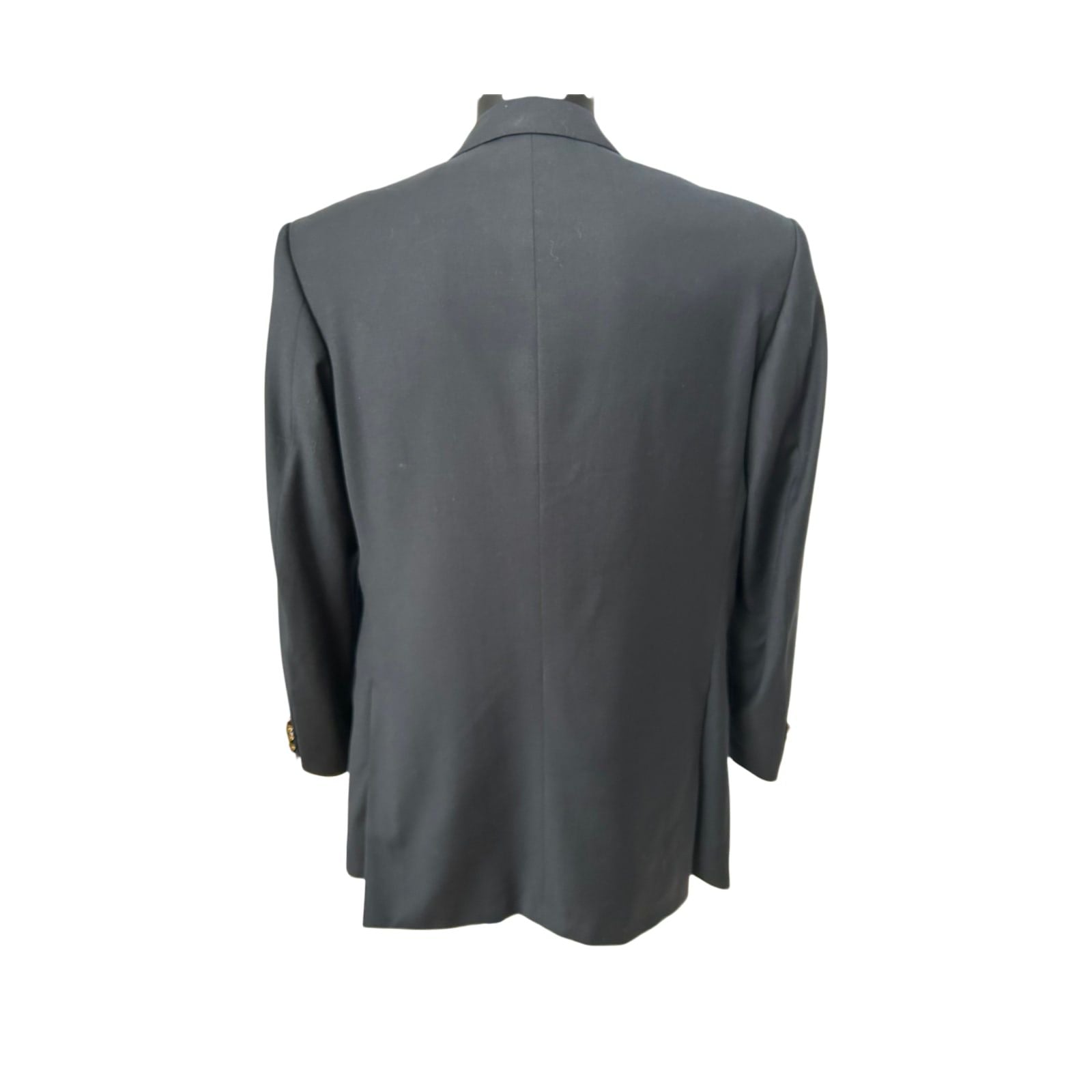 Chester Barrie Sakko Herren Gr 52 Dunkelblau Zweireiher Schurwolle Elegant