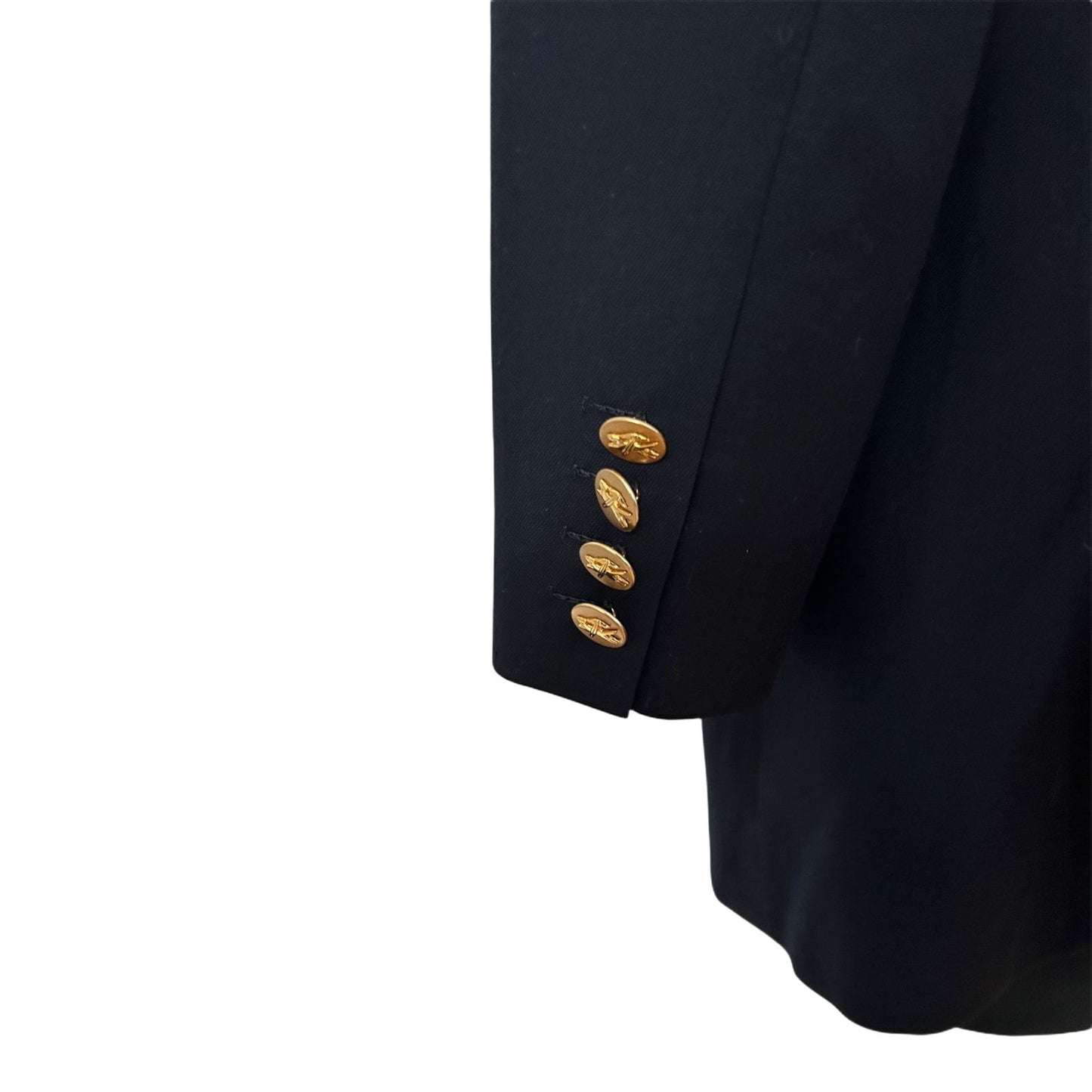 Chester Barrie Sakko Herren Gr 52 Dunkelblau Zweireiher Schurwolle Elegant
