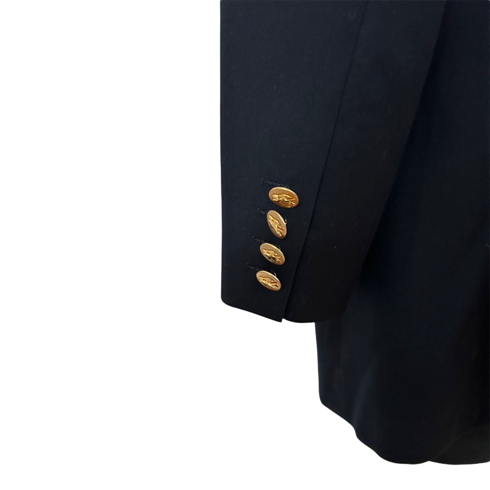 Chester Barrie Sakko Herren Gr 52 Dunkelblau Zweireiher Schurwolle Elegant