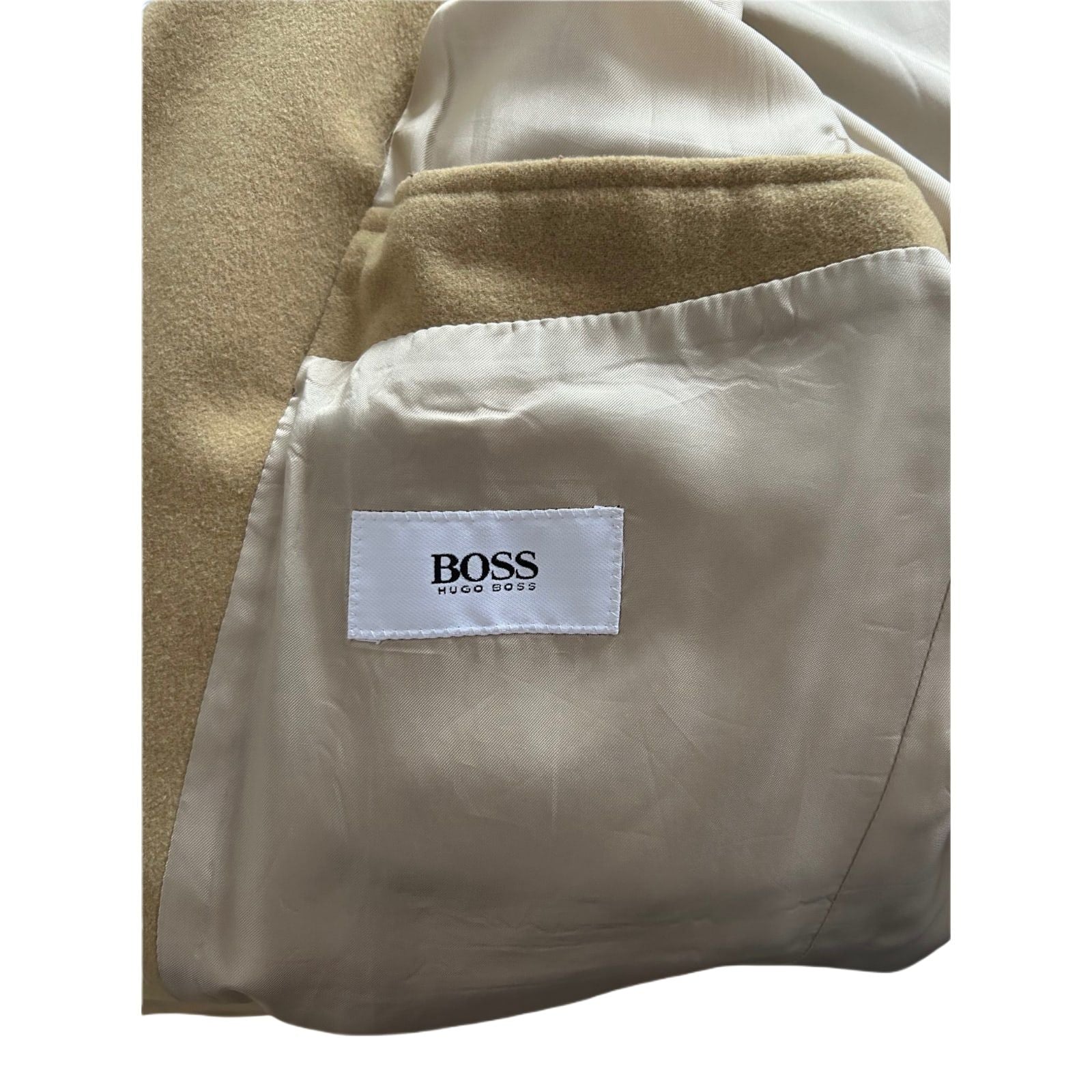 Boss Sakko Herren Gr 52 Gelb Wolle Cashmere Elegant Business Luxus Stil