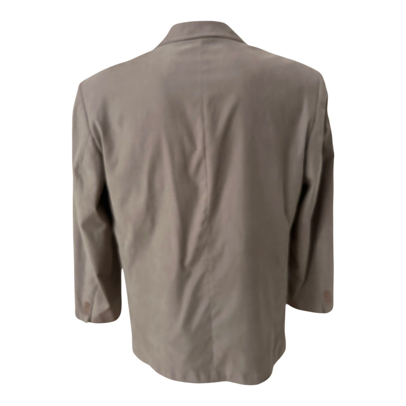 Sakko Herren Gr 25 Kurzgröße Taupe Jacke Velours Optik Elegant Freizeit Stil