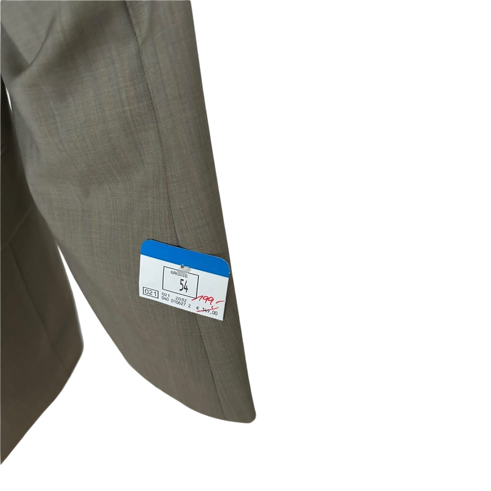 Roy Robson Sakko Herren Gr 54 Beige Schurwolle Zignone Business Elegant