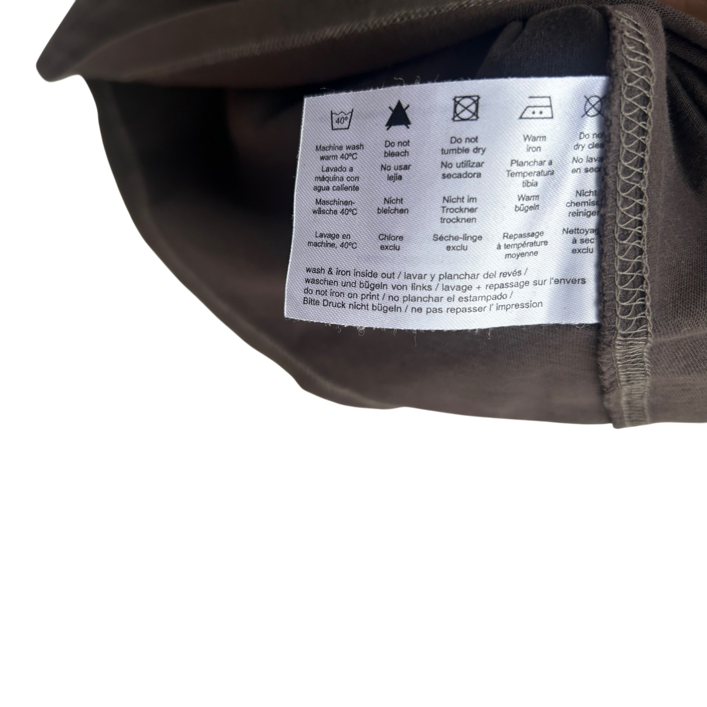 Esprit T Shirt Damen Gr S Braun Rundhals Baumwolle Kurzarm Blumenprint Casual