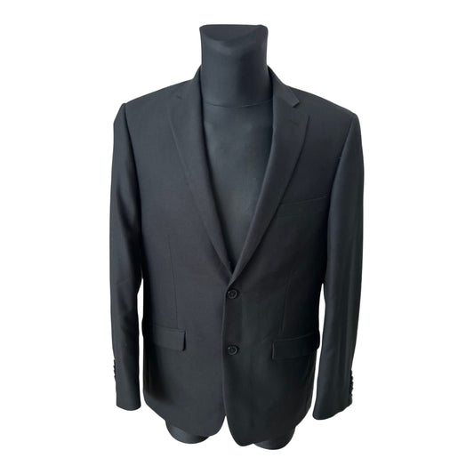 BOGIE Sakko Herren Gr 48 Schwarz Blazer Elegant Business Klassisch Modern