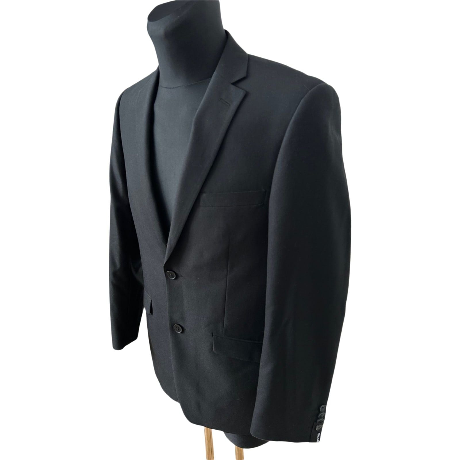 BOGIE Sakko Herren Gr 48 Schwarz Blazer Elegant Business Klassisch Modern
