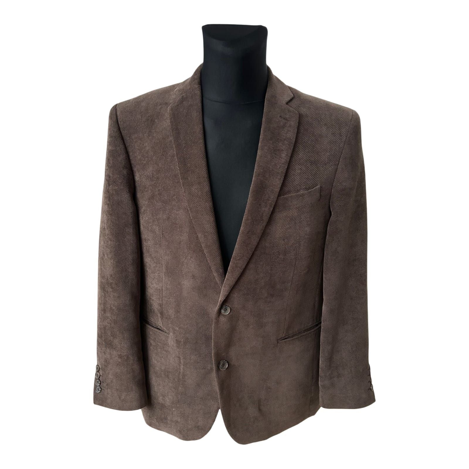 Taylor Son Sakko Herren Gr 54 Dunkelbraun Struktur Klassisch Elegant