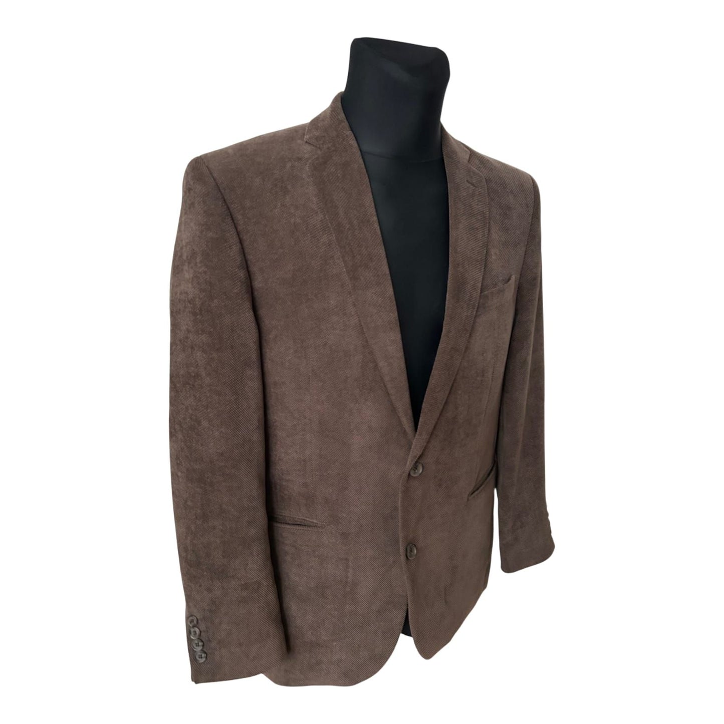 Taylor Son Sakko Herren Gr 54 Dunkelbraun Struktur Klassisch Elegant