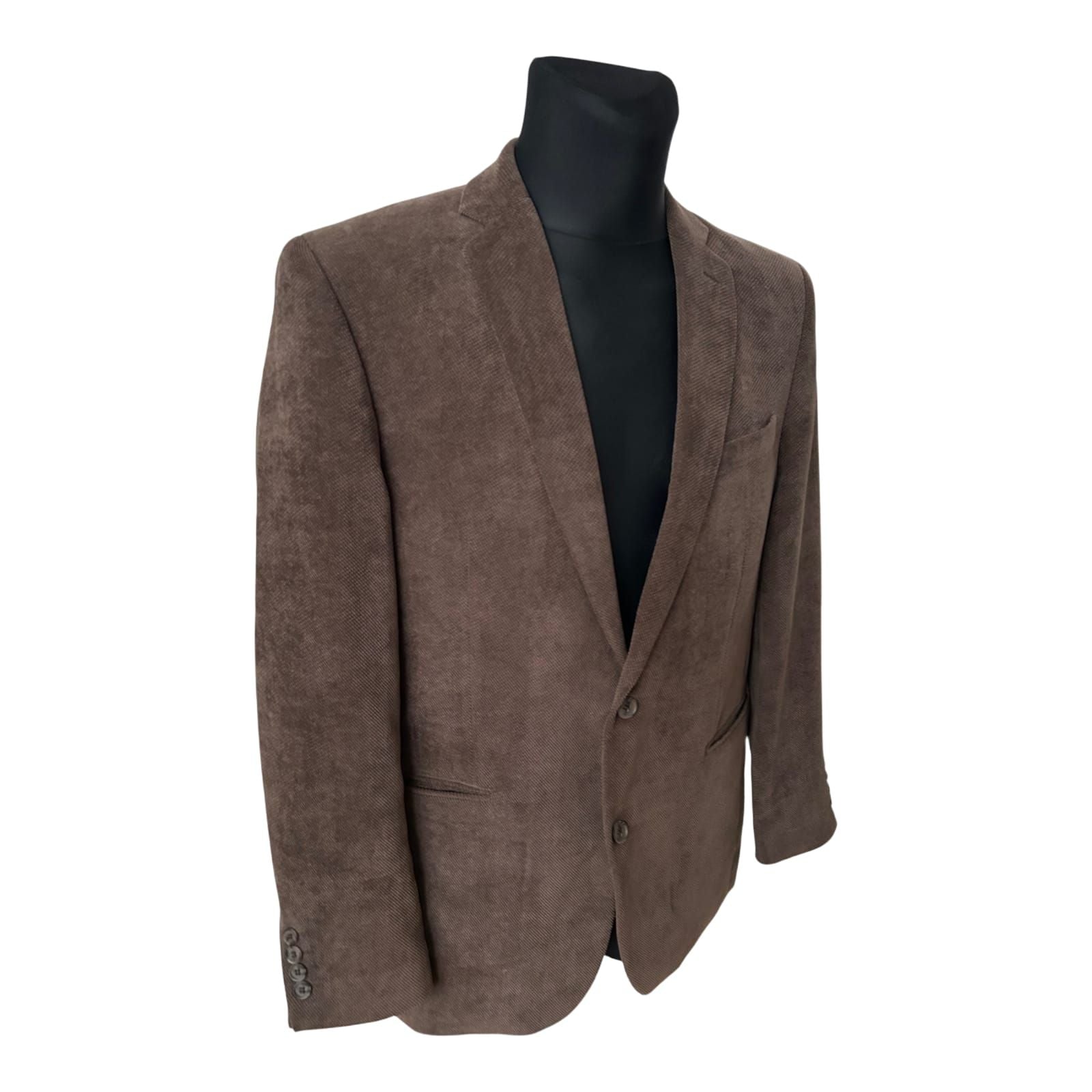 Taylor Son Sakko Herren Gr 54 Dunkelbraun Struktur Klassisch Elegant