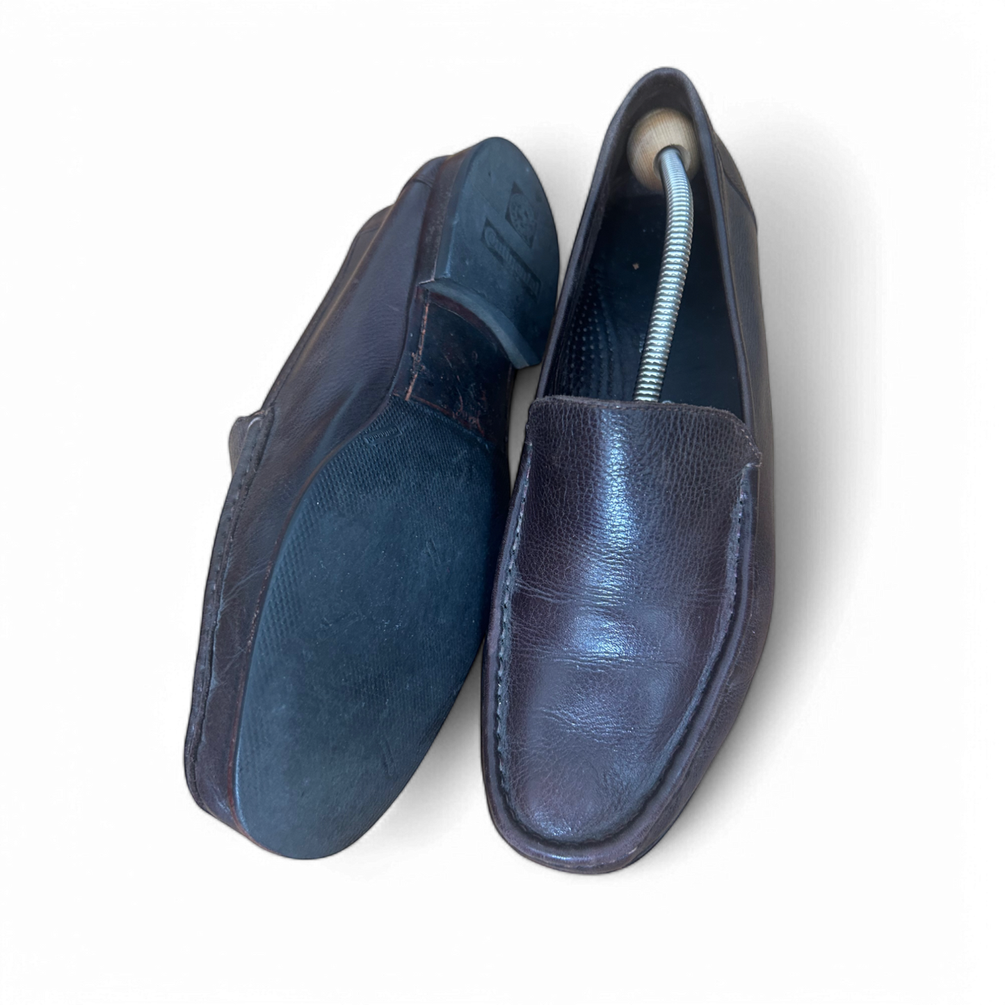 🥿 Dunkelbraune Slipper Herren Gr. 8 – Klassischer Look  🥿