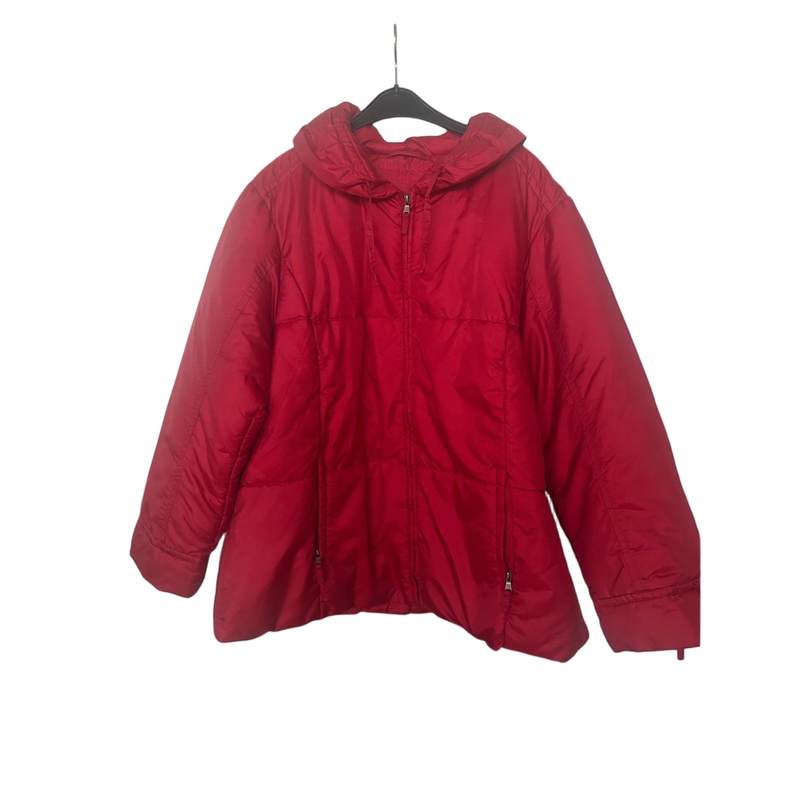 Gina Laura Jacke Damen Rot XL XXL Steppjacke Steppoptik Winter Elegant Warm