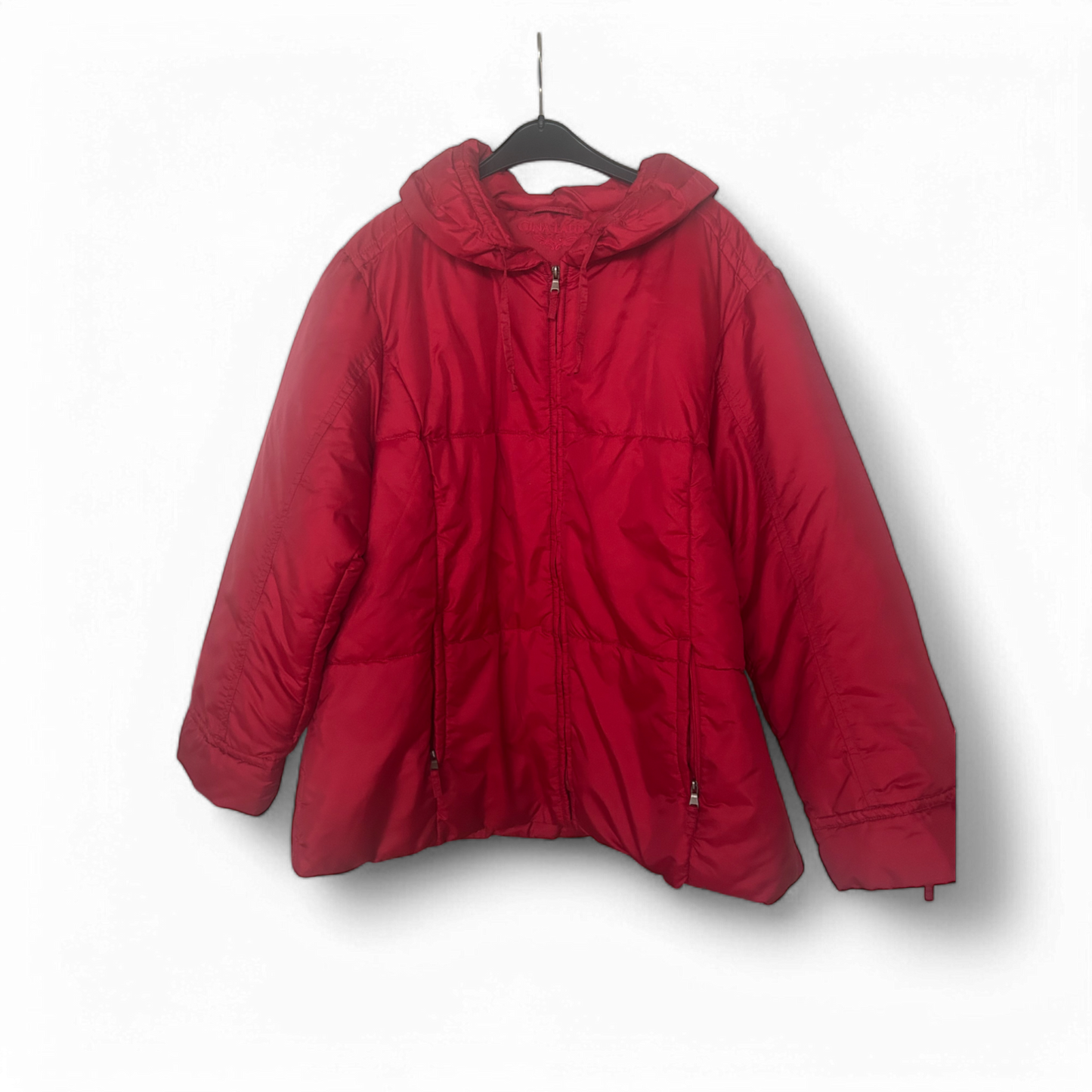 Gina Laura Jacke Damen Rot XL XXL Steppjacke Steppoptik Winter Elegant Warm