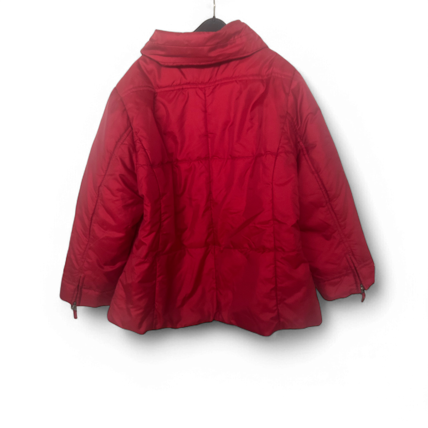 Gina Laura Jacke Damen Rot XL XXL Steppjacke Steppoptik Winter Elegant Warm