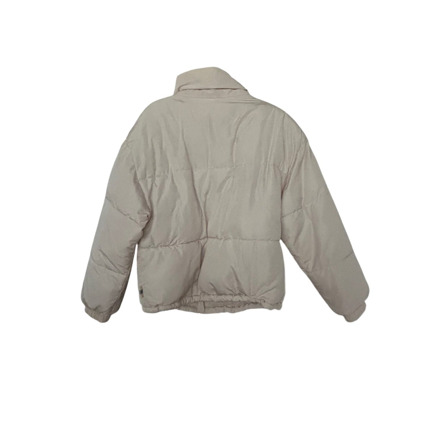 Pull and Bear Jacke Damen Gr S Beige Kurz Steppjacke Modern Leicht Trendy