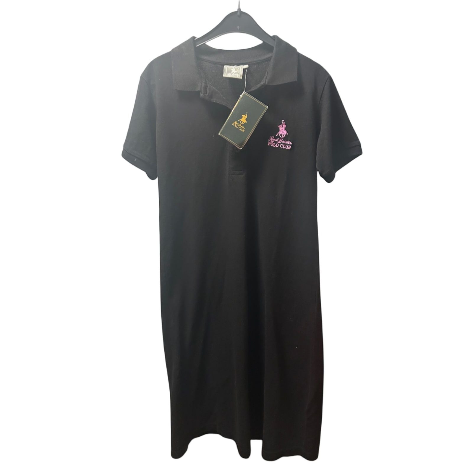 Polo Club Kleid Damen Dress Damenkleid Gr. M Schwarz Strandkleid Neu Etikett Look