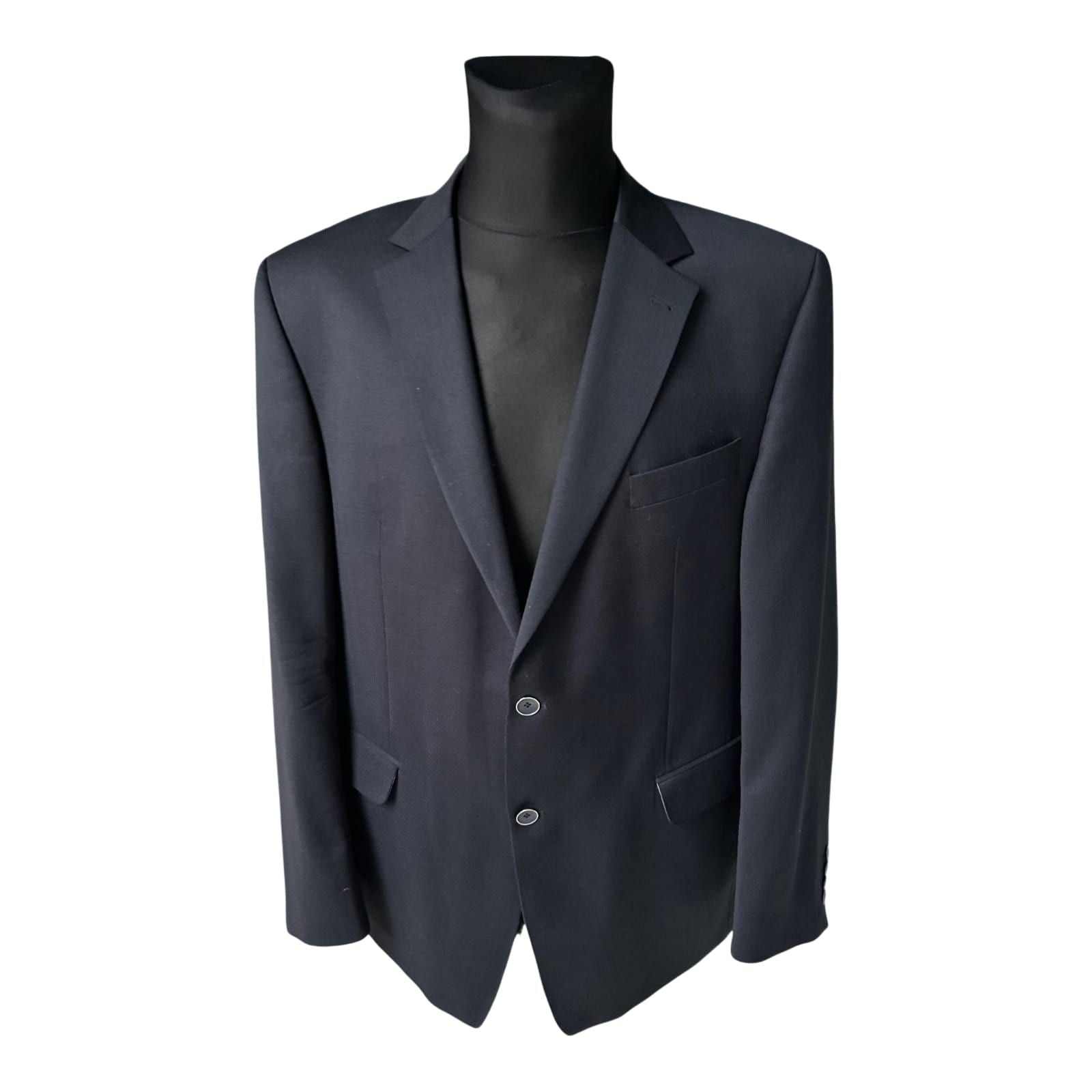 Westbury Premium Sakko Herren Gr 56 Dunkelblau Schurwolle Elegant Business