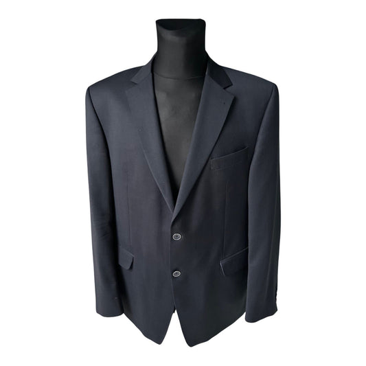 Westbury Premium Sakko Herren Gr 56 Dunkelblau Schurwolle Elegant Business
