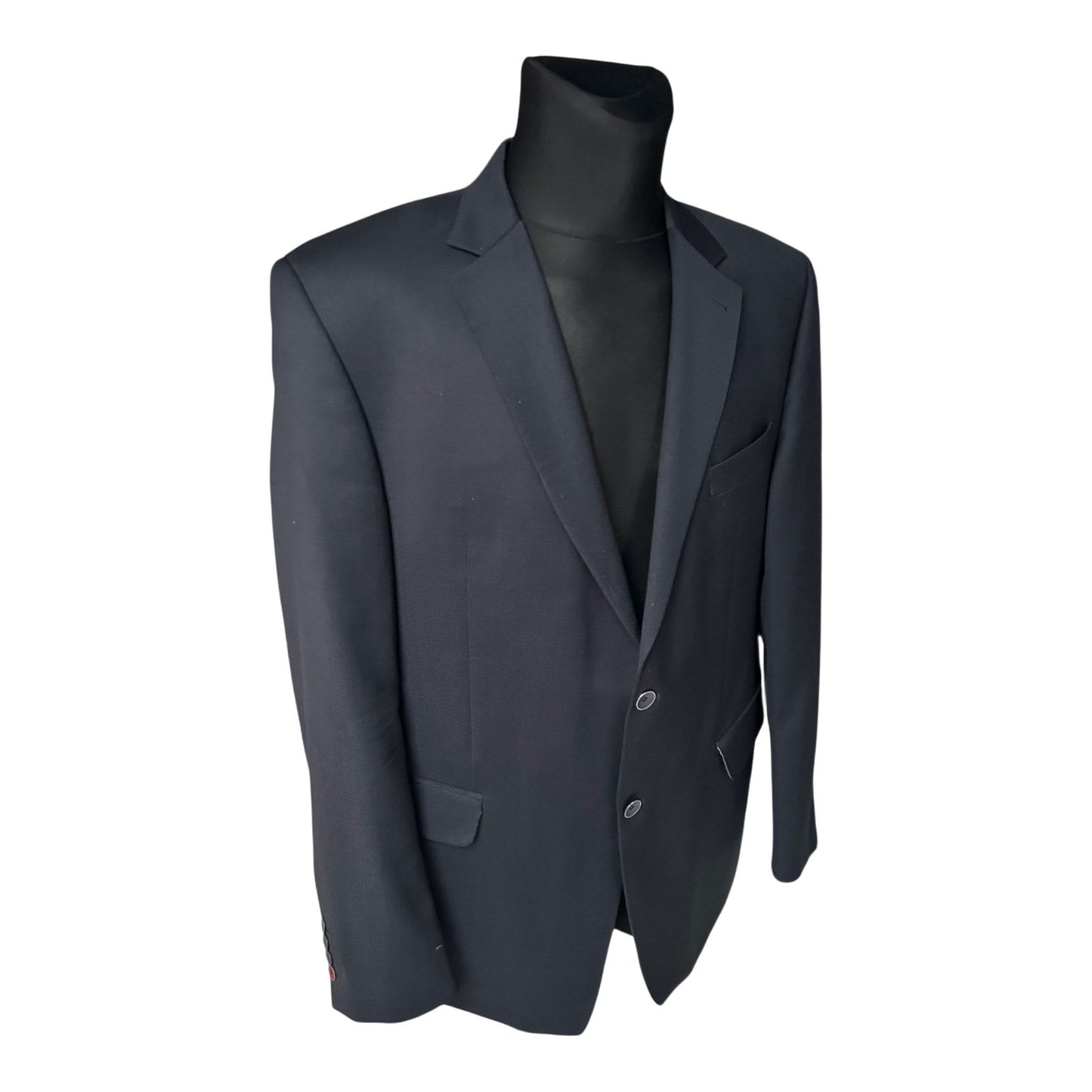 Westbury Premium Sakko Herren Gr 56 Dunkelblau Schurwolle Elegant Business