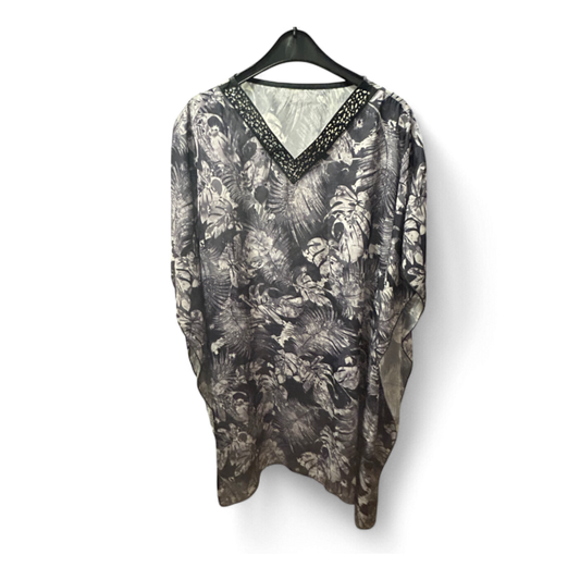 Paradisio Tunika Damen Dress Damenkleid Gr. S M Floral Glitzer Look Locker Boho