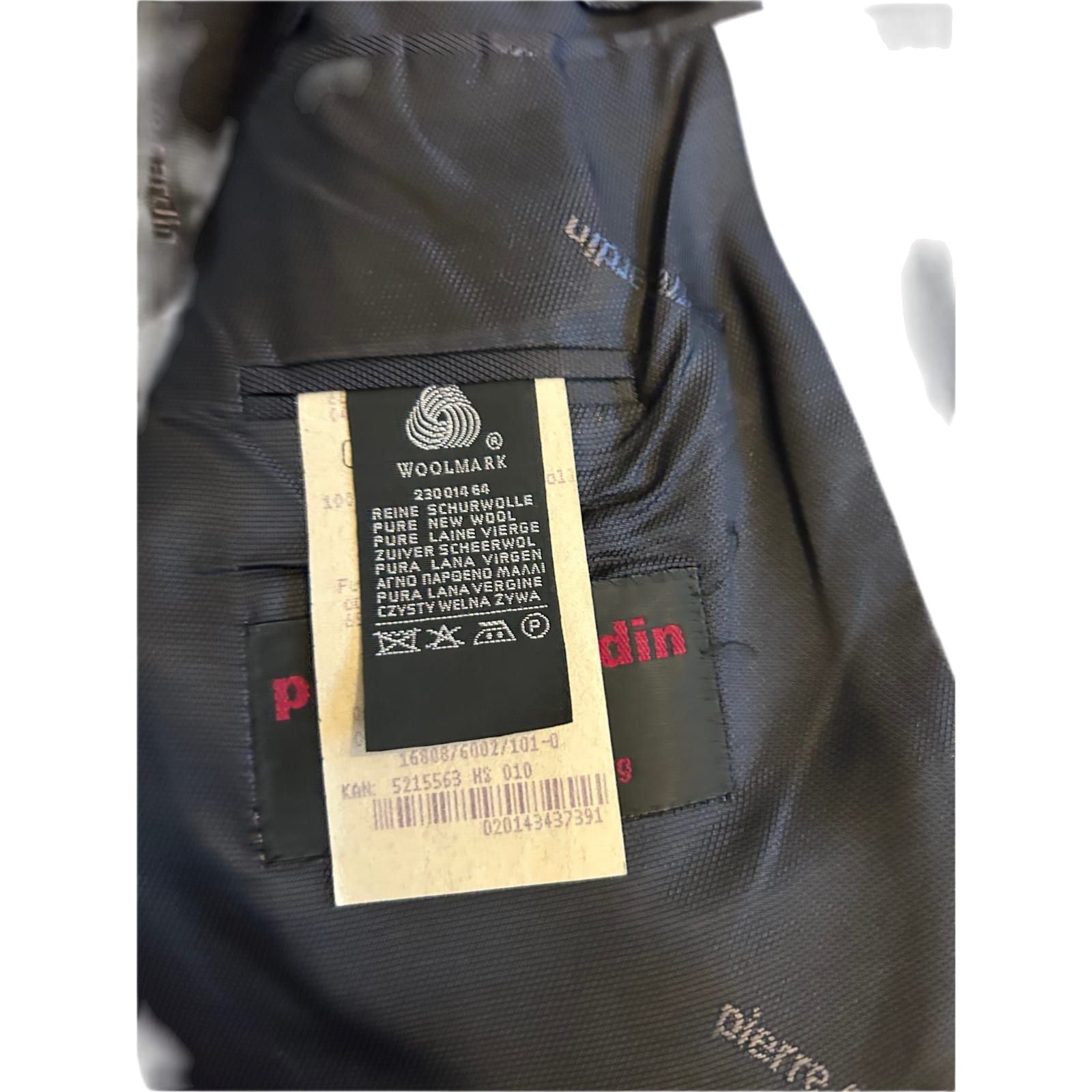 Pierre Cardin Sakko Herren Gr 56 Anthrazit Goldknöpfe Schurwolle Elegant