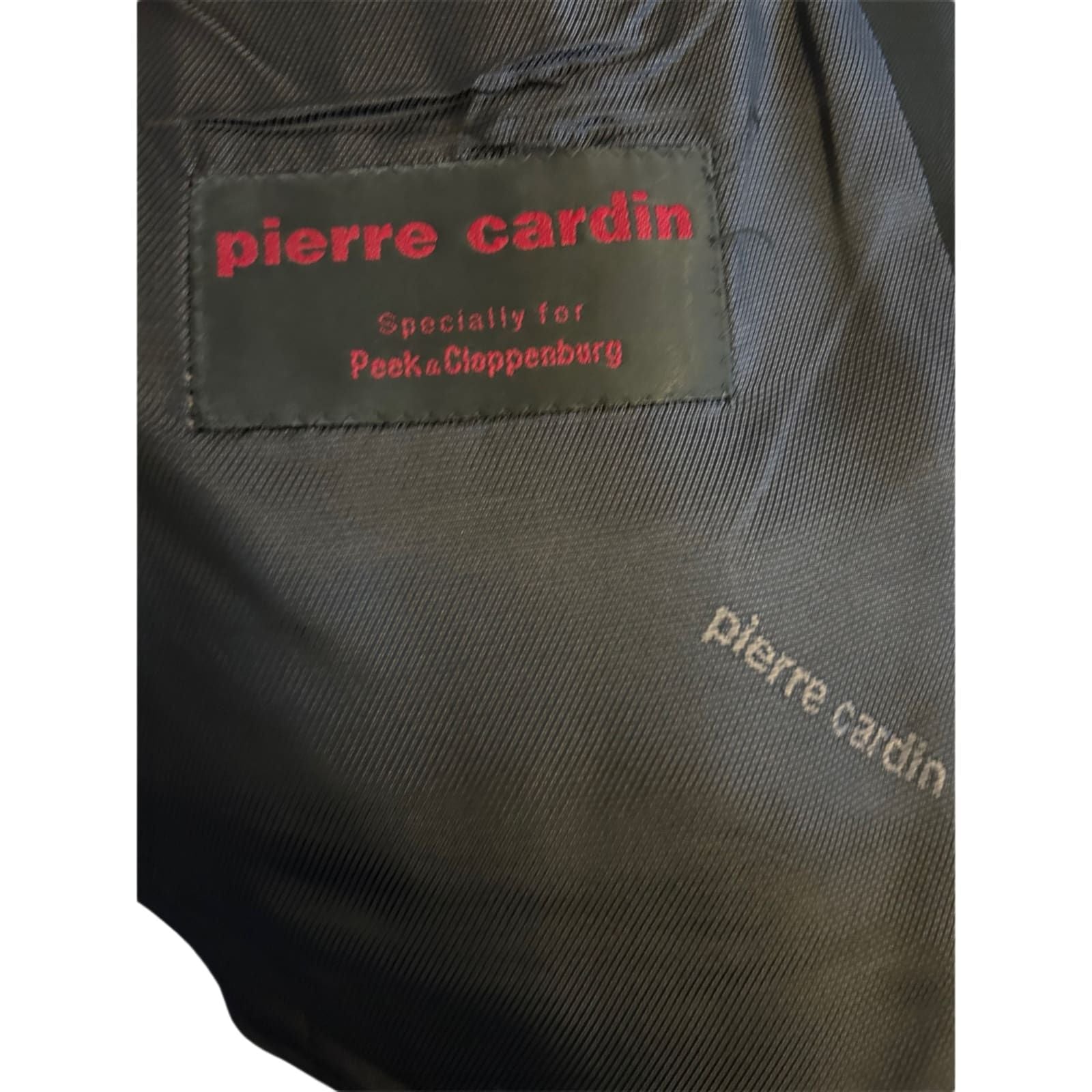 Pierre Cardin Sakko Herren Gr 56 Anthrazit Goldknöpfe Schurwolle Elegant