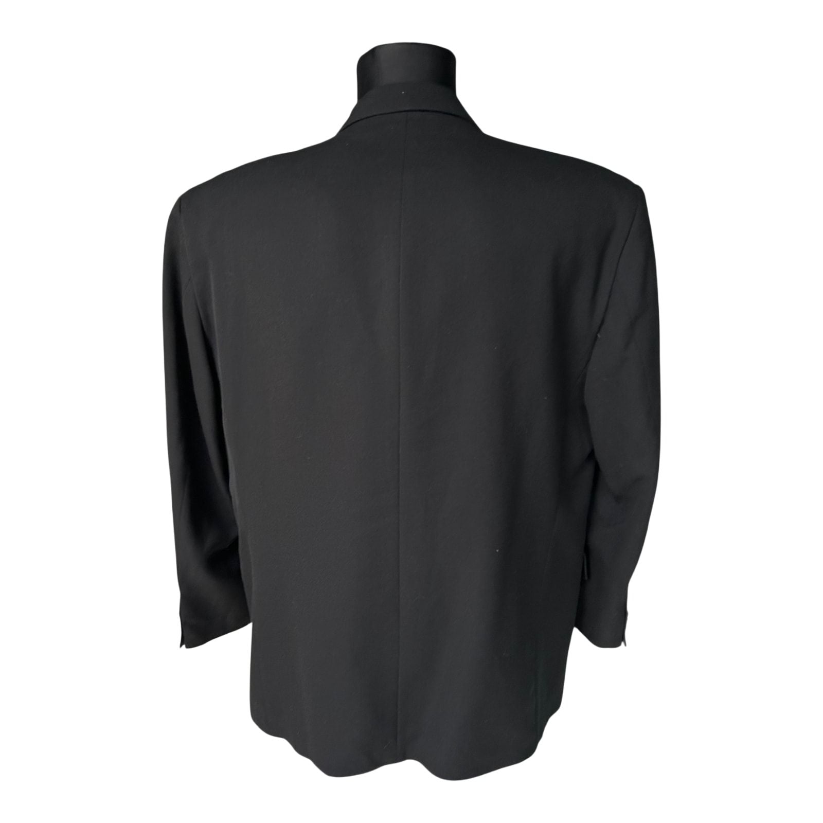 YORN Sakko Herren Gr 56 Schwarz Schurwolle Elegant Klassisch Business