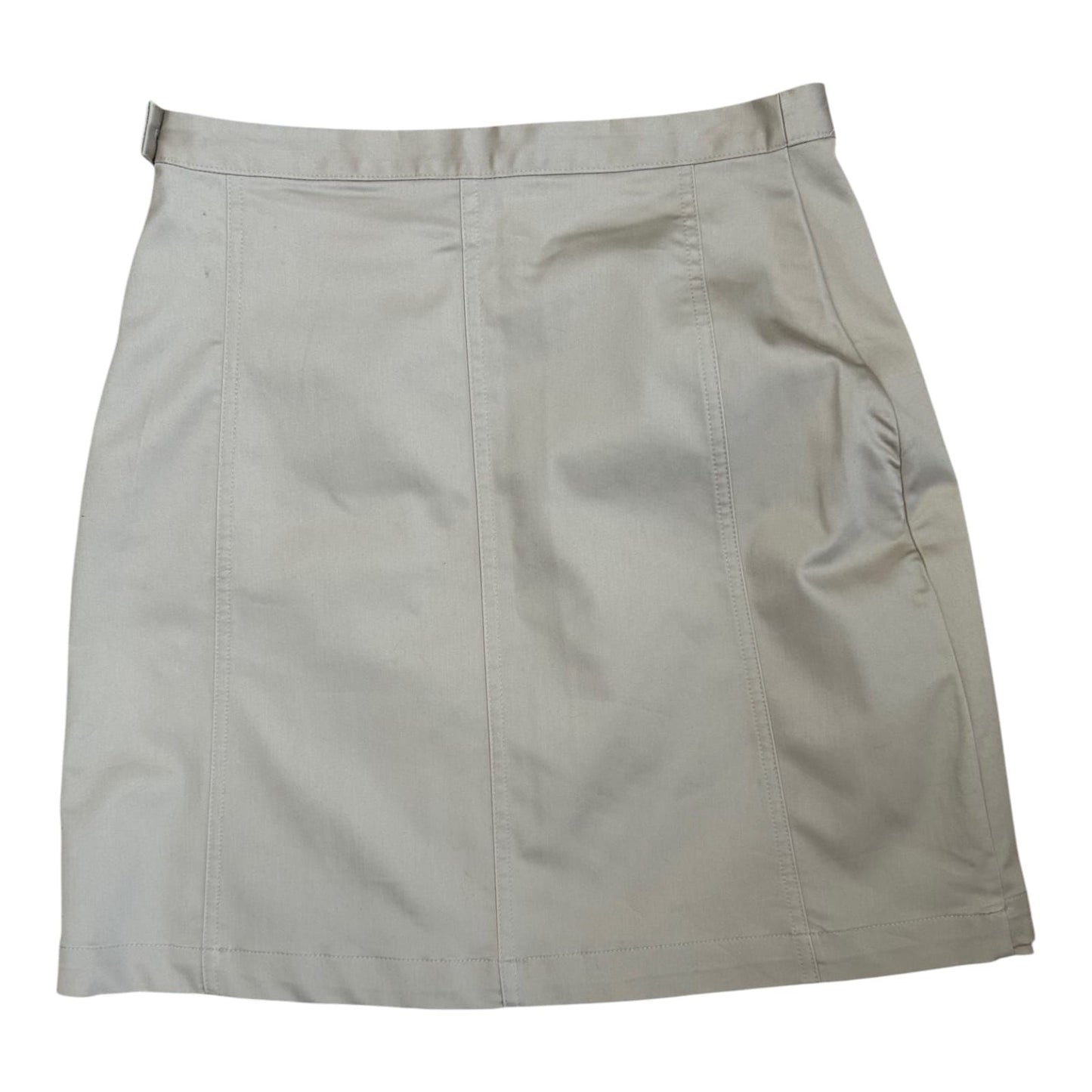 Yessica Rock Damen Gr 36 Beige Wickeloptik Stretch Sommer Elegant