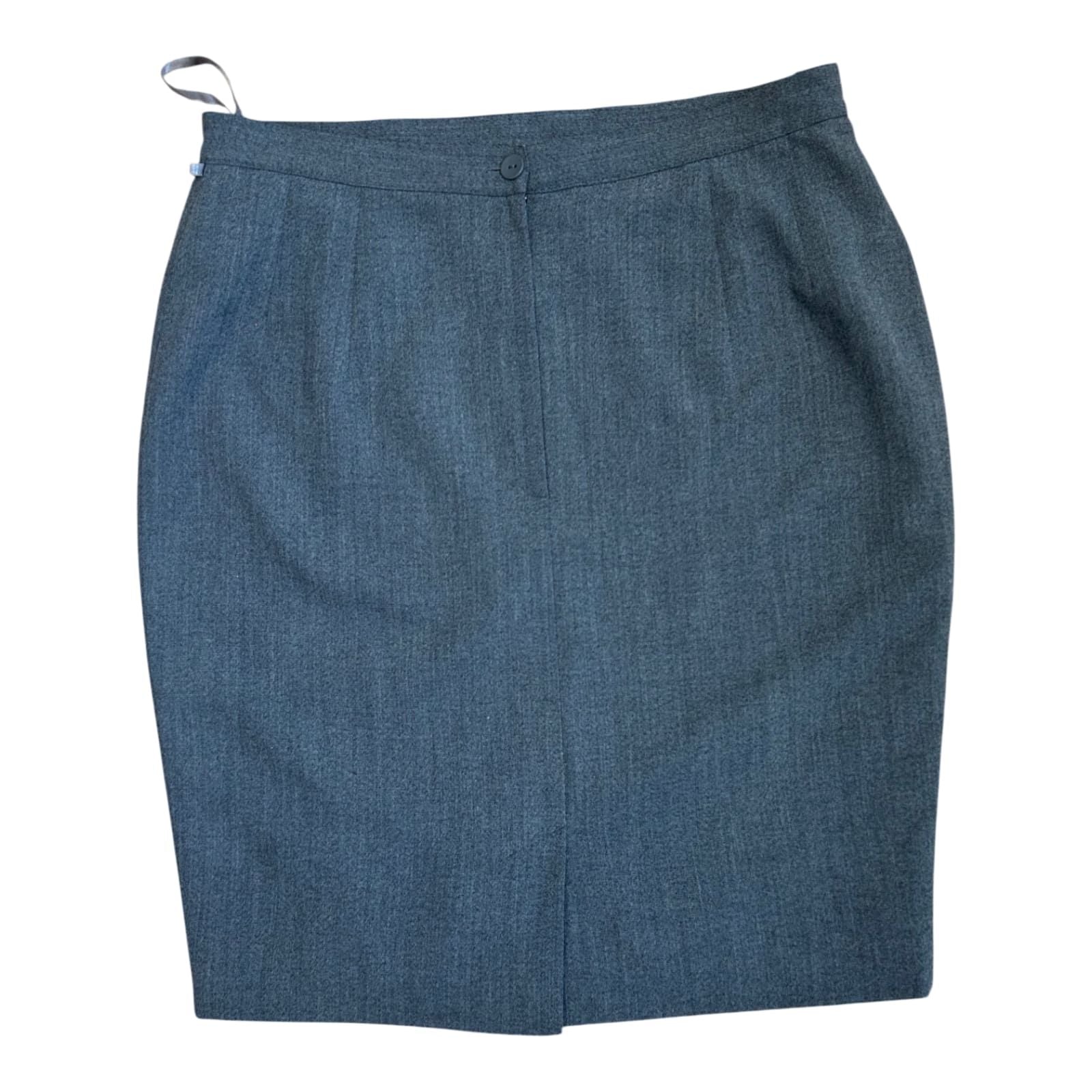Cartoon Rock Damen Gr 38 Grau Vintage Elegant Business Midi Klassiker