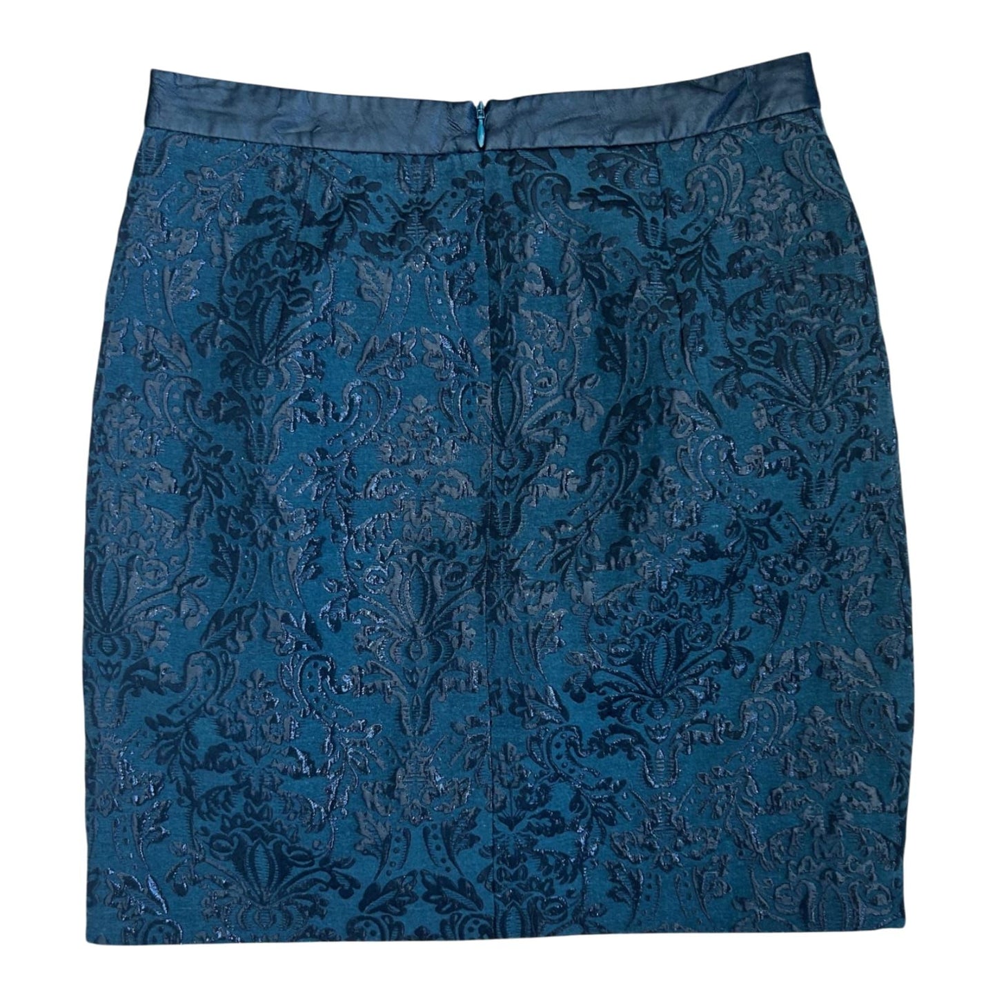 Esprit Rock Damen Gr 38 Grün Glanz Florales Muster Elegant Party Kurz