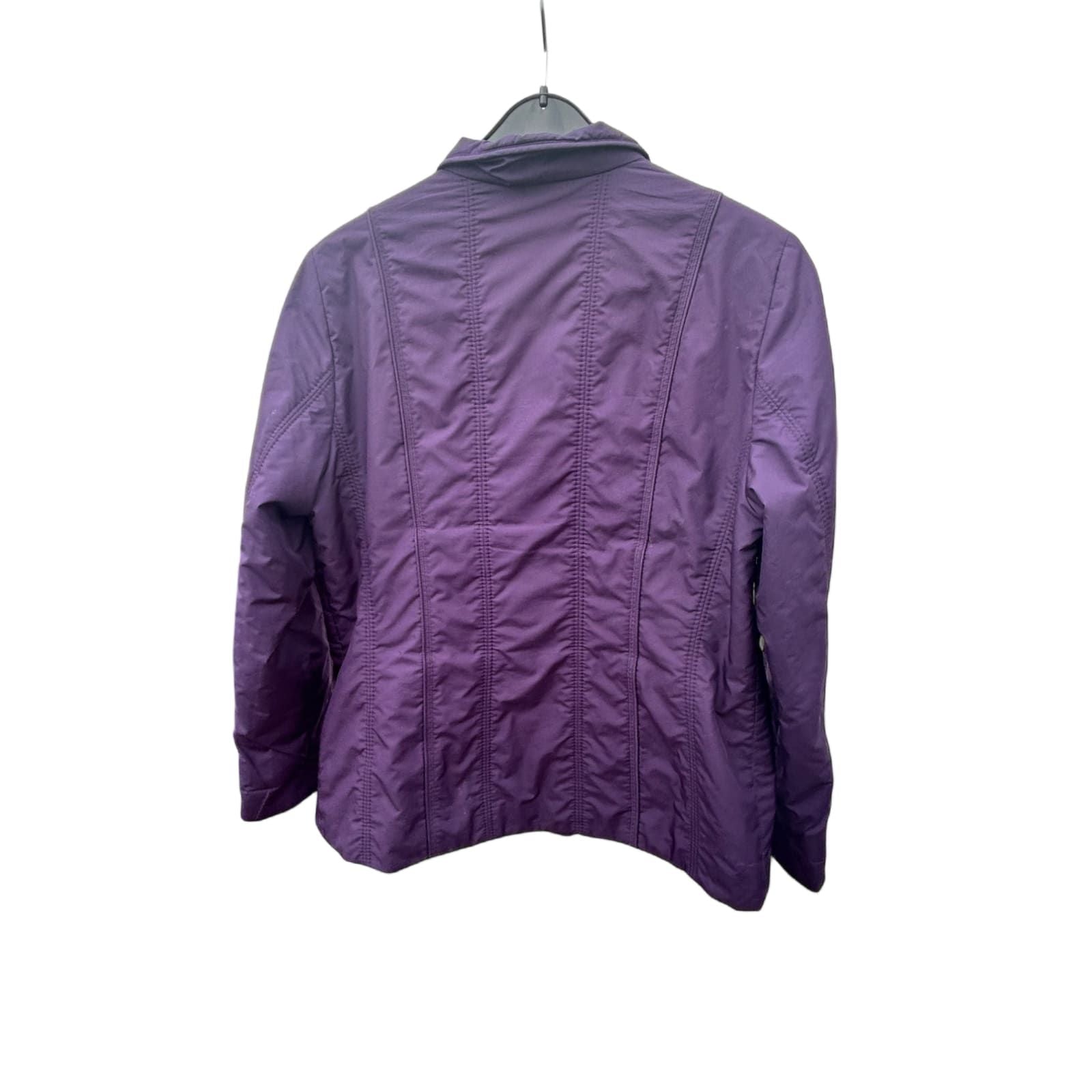 Gerry Weber Damen Jacke Lila Größe 40 Elegant Leicht Übergangsjacke Top Zustand