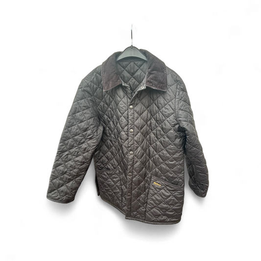 Barbour Herren Steppjacke Größe L Schwarz Klassisch Warm Gefüttert Outdoor