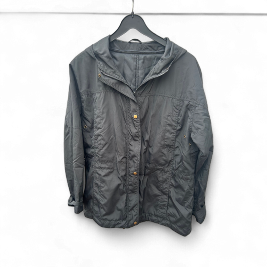 TCM Damen Regenjacke 2-in-1 Dunkelblau Größe 40/42 Mit Weste Übergangsjacke