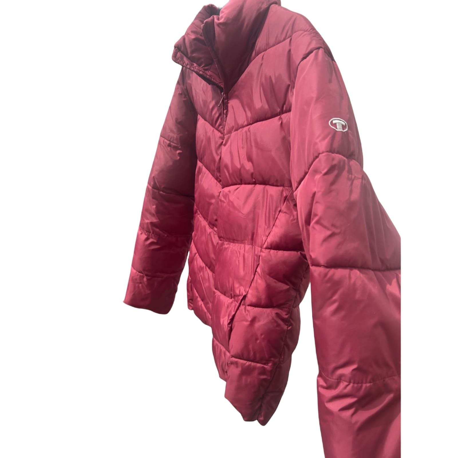 Tom Tailor Damen Steppjacke Gr 38 Weinrot Leicht Gefüttert Winterjacke Top