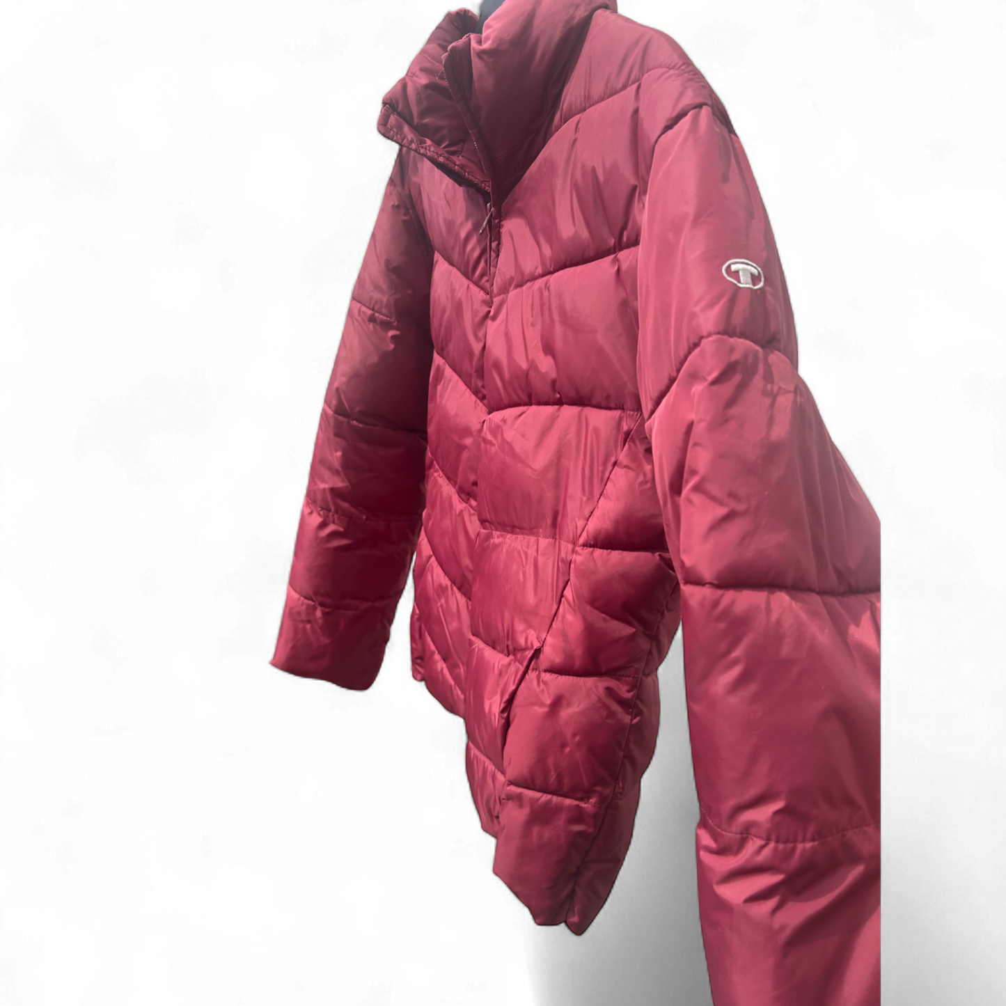 Tom Tailor Damen Steppjacke Gr 38 Weinrot Leicht Gefüttert Winterjacke Top