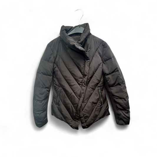 Zara Woman Daunenjacke Gr XS Schwarz Damenjacke Winterjacke Daunen Warm Elegant