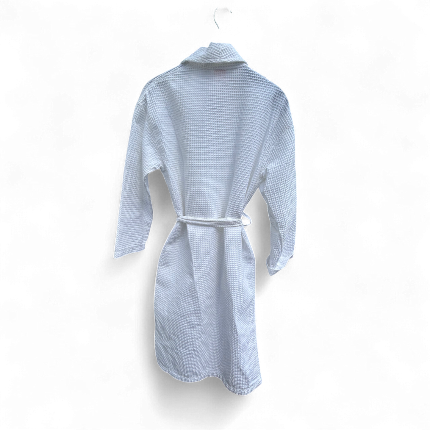 Sherwood Bademantel Waffelpiqué Weiß Größe M Unisex Spa Hausmantel Neu